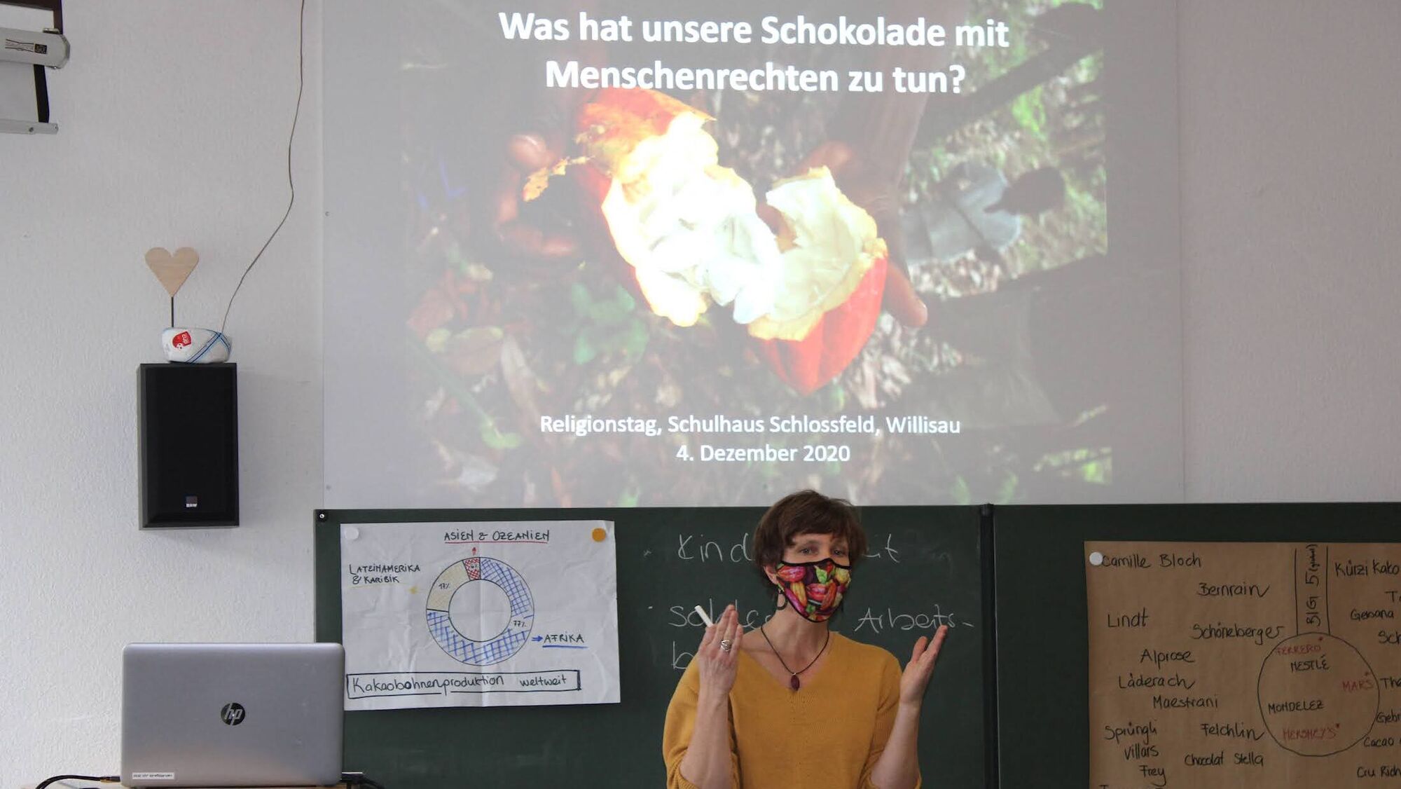 Good Chocolate Hub at a school visit